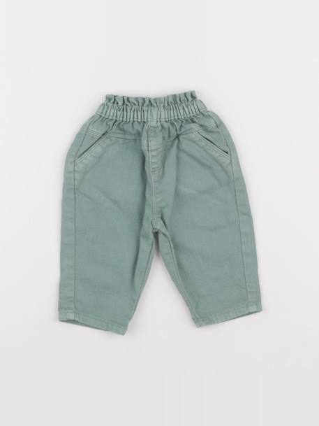 Pantalon - 3 mois Vert 1 - vertbaudet enfant 