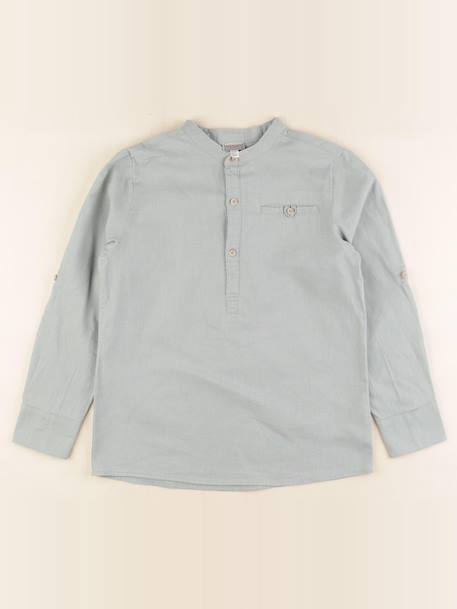 Chemise - 10 ans Bleu 1 - vertbaudet enfant 