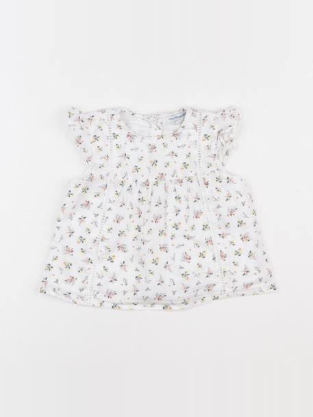 Blouse - 12 mois Blanc 1 - vertbaudet enfant 