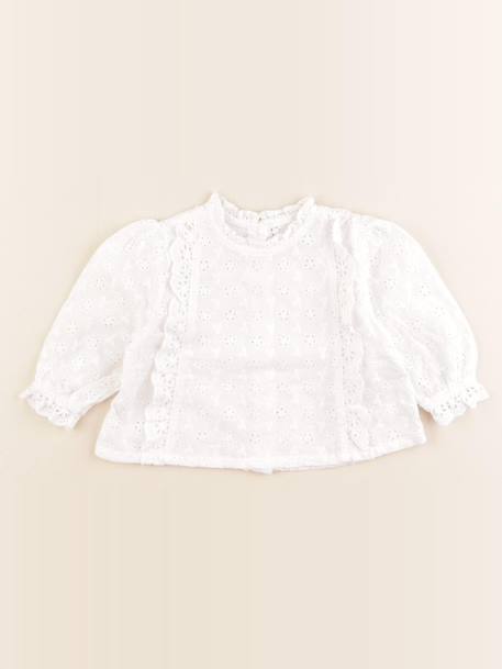 Blouse - 6 mois Blanc 1 - vertbaudet enfant 