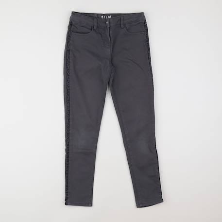 Jean - 10 ans Gris 1 - vertbaudet enfant 
