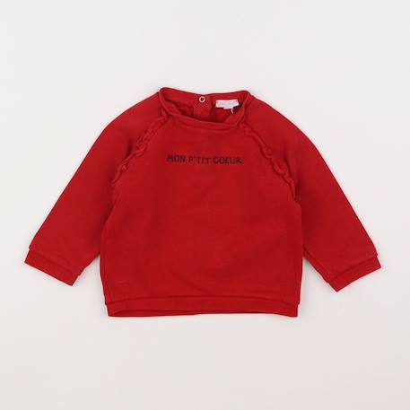 Sweat - 12 mois Rouge 1 - vertbaudet enfant 
