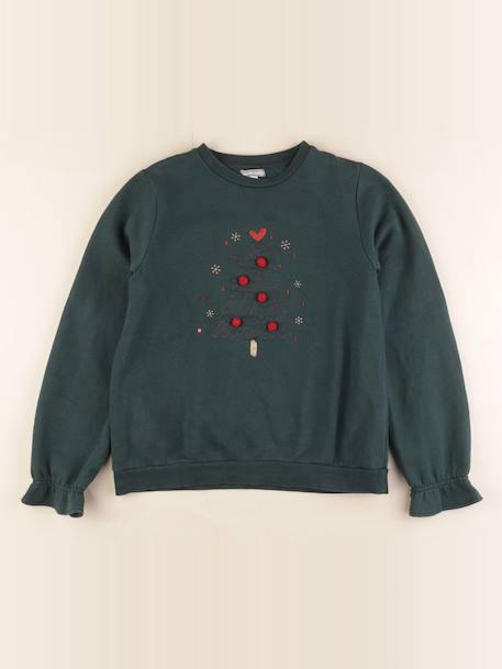 Sweat - 14 ans Vert 1 - vertbaudet enfant 