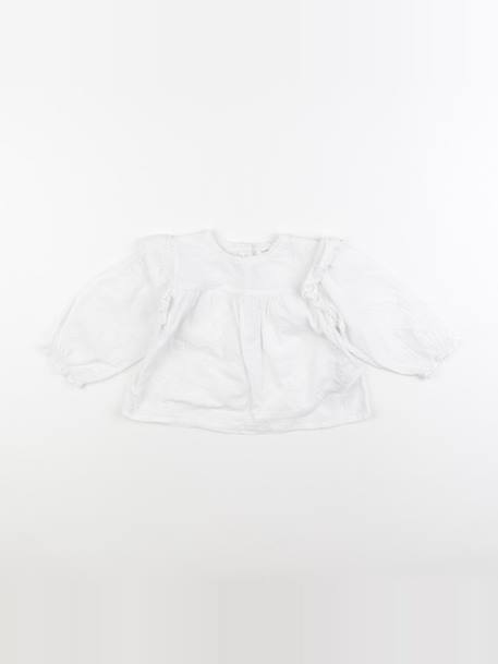 Blouse - 12 mois Blanc 1 - vertbaudet enfant 