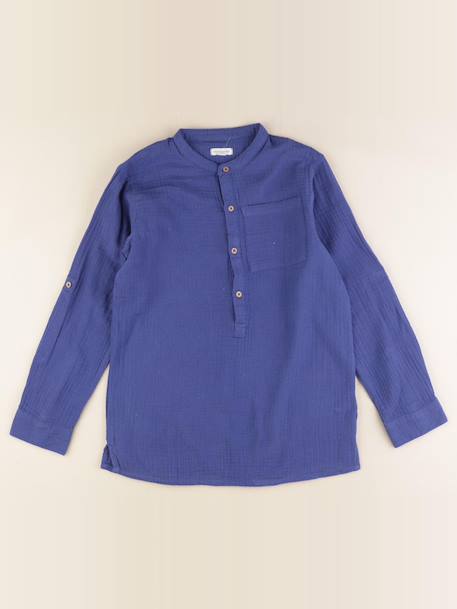 Chemise - 12 ans Bleu 1 - vertbaudet enfant 