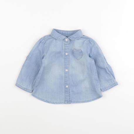 Chemise - 6 mois Bleu 1 - vertbaudet enfant 