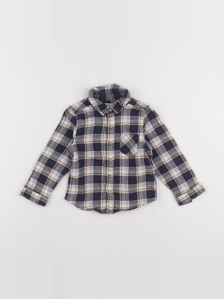 Chemise - 24 mois Blanc, bleu 1 - vertbaudet enfant 