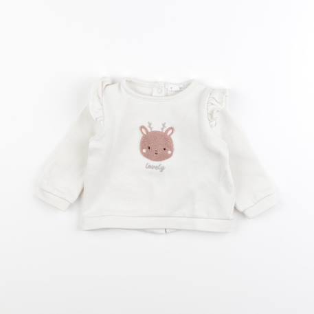 Sweat - 6 mois Beige 1 - vertbaudet enfant 