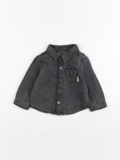 Chemise - 9 mois Noir 1 - vertbaudet enfant 