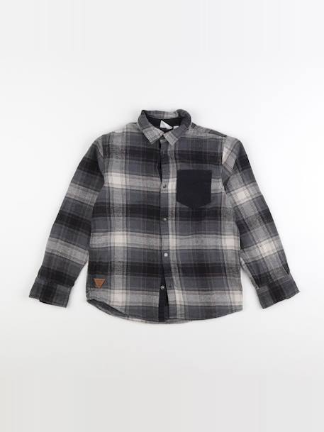 Chemise - 10 ans Noir 1 - vertbaudet enfant 