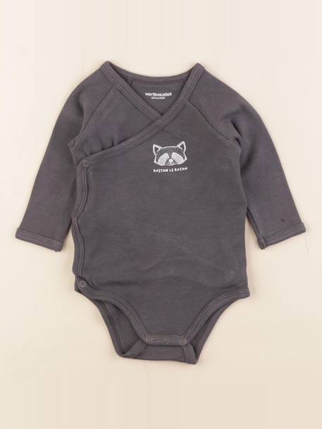 Body - 6 mois Gris 1 - vertbaudet enfant 