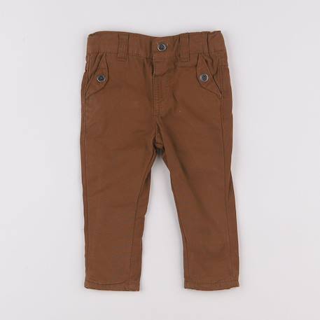 Pantalon doublé - 3 mois Marron 1 - vertbaudet enfant 