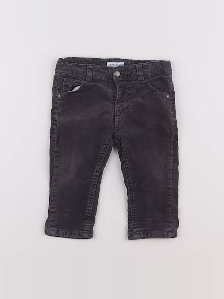 Pantalon - 9 mois Gris 1 - vertbaudet enfant 