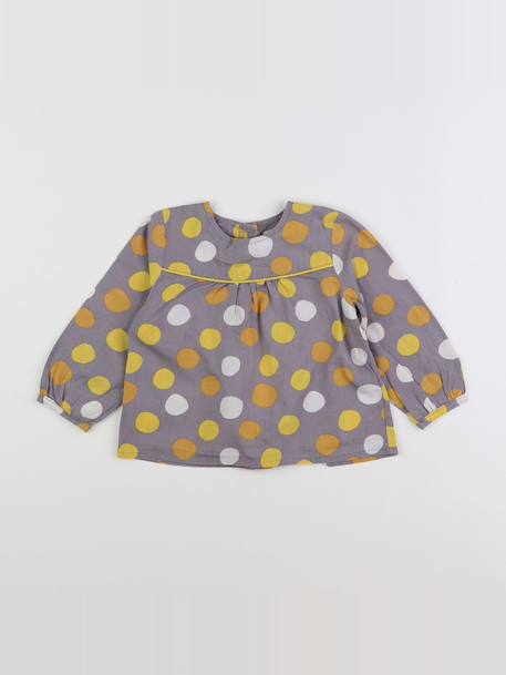 Blouse - 2 ans Gris, jaune 1 - vertbaudet enfant 