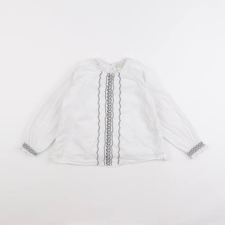 Blouse - 6 ans Blanc, noir 1 - vertbaudet enfant 