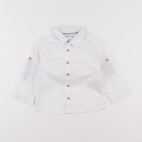 Chemise - 18 mois Blanc 1 - vertbaudet enfant 