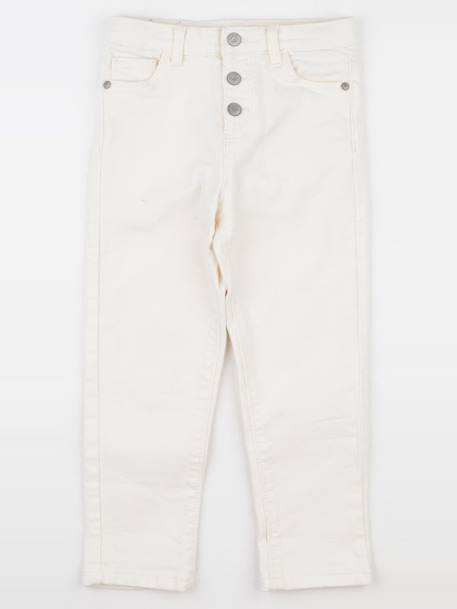 Jean - 5 ans Beige 1 - vertbaudet enfant 