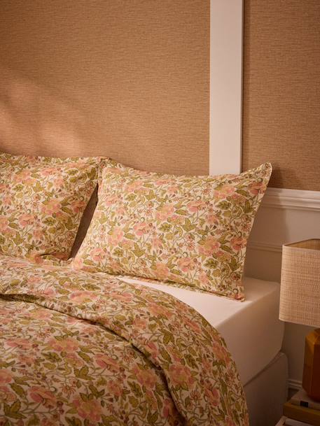 Taie d'oreiller aspect lin 'marianne' Jaune gold 6 - vertbaudet enfant 