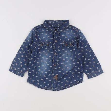 Chemise - 12 mois Bleu 1 - vertbaudet enfant 