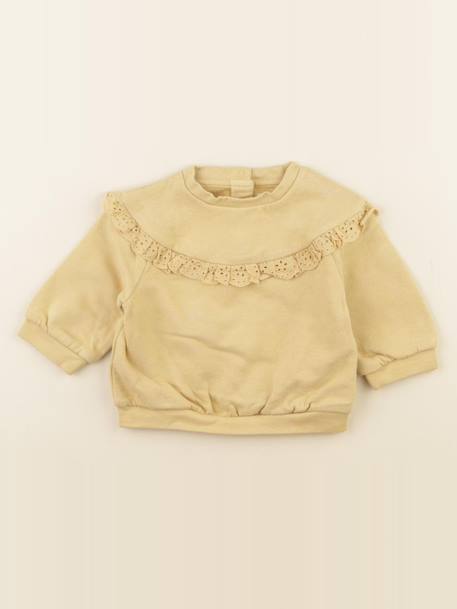 Sweat - 6 mois Jaune 1 - vertbaudet enfant 