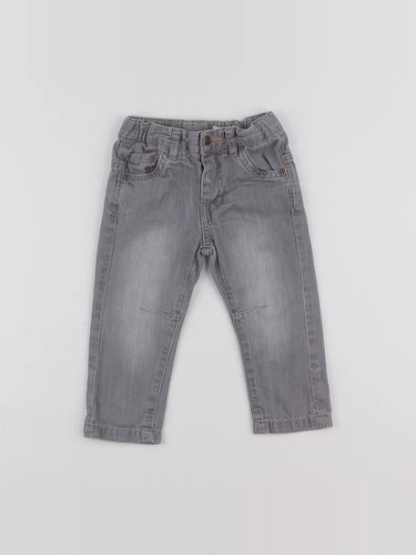 Jean - 12 mois Gris 1 - vertbaudet enfant 
