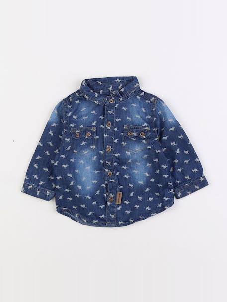 Chemise - 3 mois Bleu 1 - vertbaudet enfant 