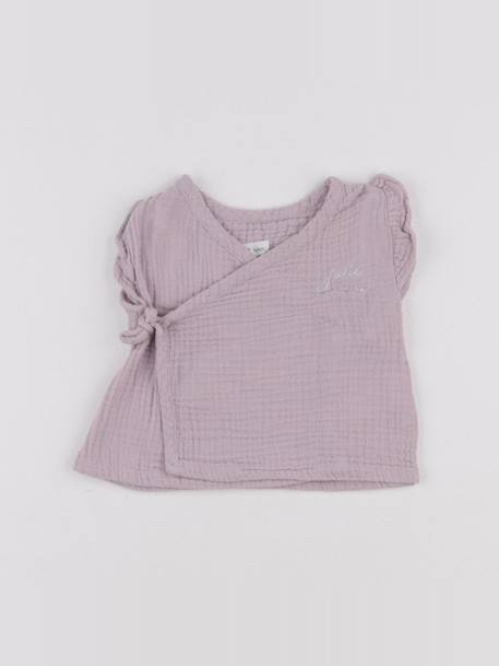 Blouse - 6 mois Violet 1 - vertbaudet enfant 