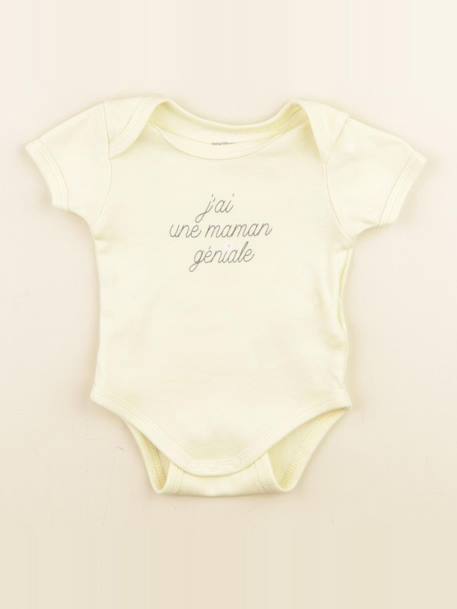 Body - 3 mois Jaune 1 - vertbaudet enfant 