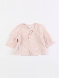 Seconde main-Fille-Sweat velours - 0 mois