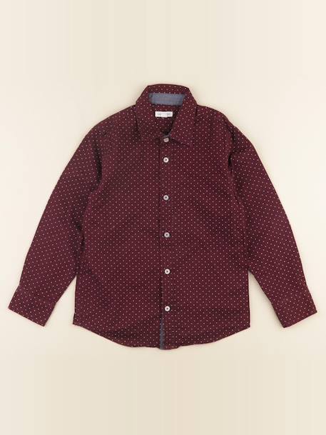 Chemise - 8 ans Rouge 1 - vertbaudet enfant 