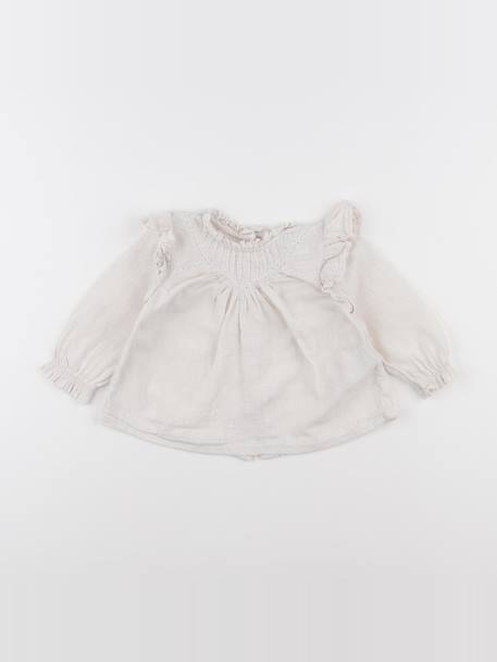 Blouse - 12 mois Beige 1 - vertbaudet enfant 