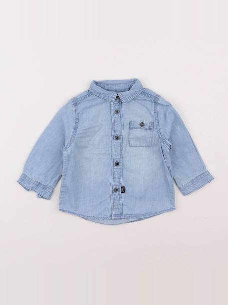 Chemise - 9 mois Bleu 1 - vertbaudet enfant 
