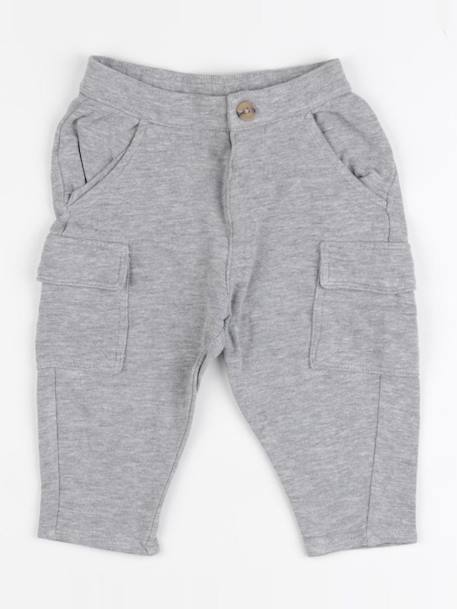Pantalon - 9 mois Gris 1 - vertbaudet enfant 