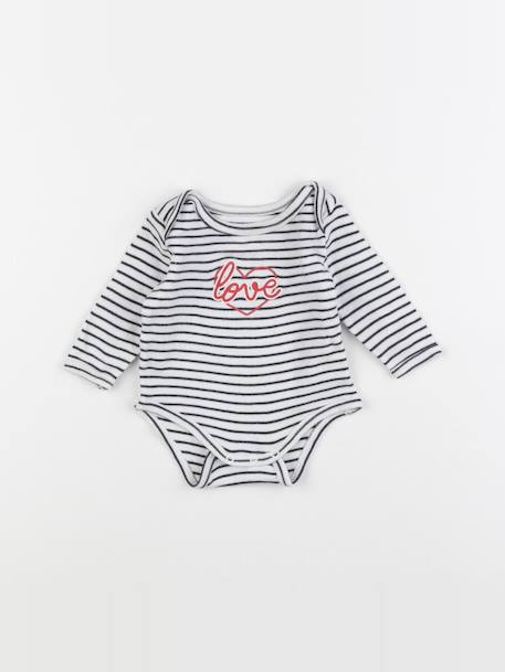 Body - 3 mois Blanc 1 - vertbaudet enfant 