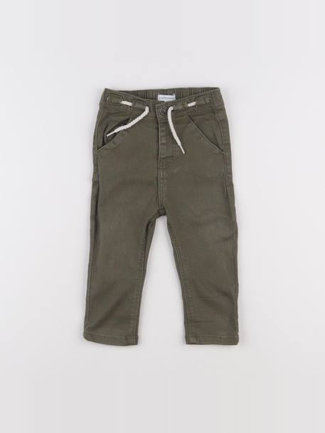 Jean - 9 mois Vert 1 - vertbaudet enfant 