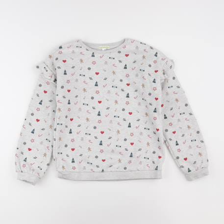 Sweat - 10 ans Gris 1 - vertbaudet enfant 