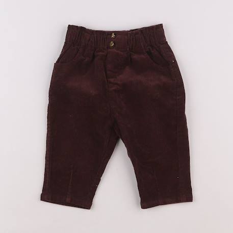 Pantalon - 6 mois Rouge 1 - vertbaudet enfant 