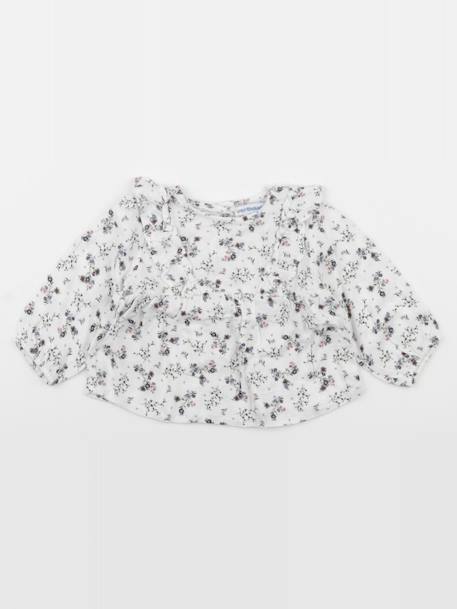Blouse - 3 mois Blanc 1 - vertbaudet enfant 