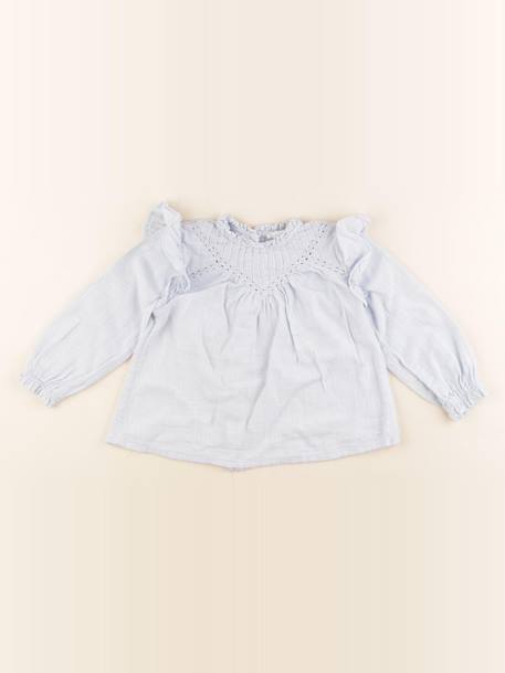 Blouse - 24 mois Bleu 1 - vertbaudet enfant 