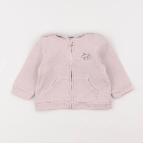 Sweat - 6 mois Rose 1 - vertbaudet enfant 