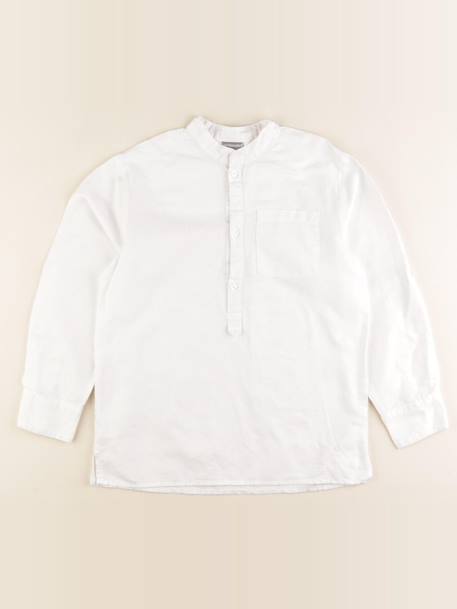 Chemise - 10 ans Blanc 1 - vertbaudet enfant 