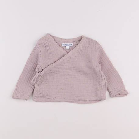 Blouse - 3 mois Rose, or 1 - vertbaudet enfant 