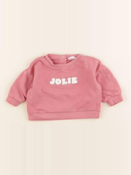 Sweat - 6 mois Rose 1 - vertbaudet enfant 