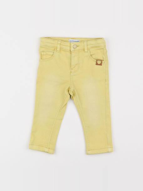 Pantalon - 12 mois Jaune 1 - vertbaudet enfant 