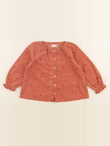 Blouse - 24 mois Orange 1 - vertbaudet enfant 