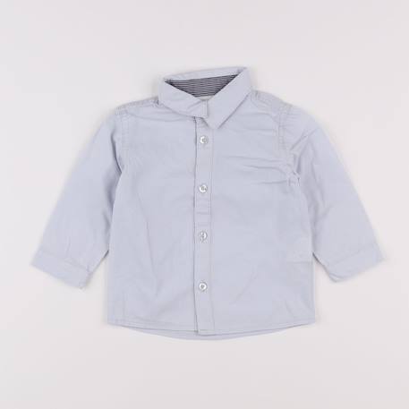 Chemise - 9 mois Gris 1 - vertbaudet enfant 