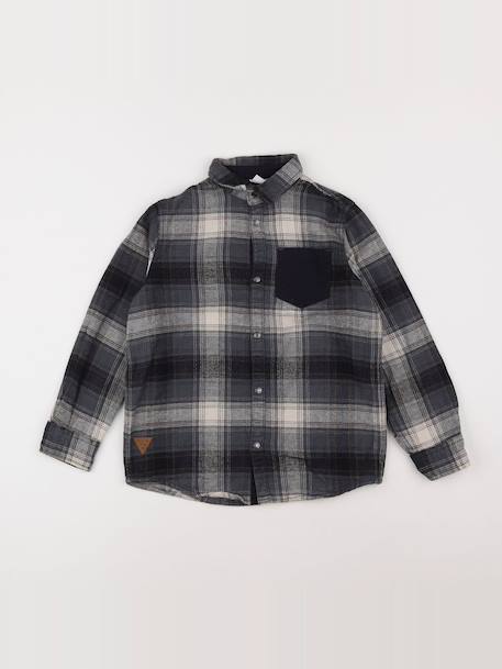 Chemise - 10 ans Gris 1 - vertbaudet enfant 