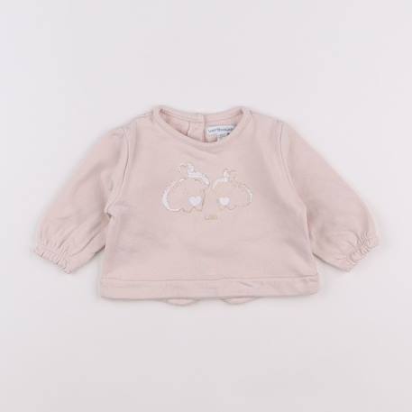 Sweat - 3 mois Rose 1 - vertbaudet enfant 
