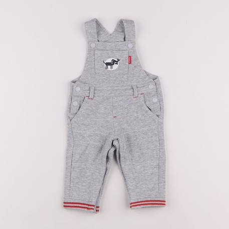 Salopette - 6 mois Gris 1 - vertbaudet enfant 
