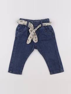 Seconde main-Fille-Pantalon-Jean - 9 mois